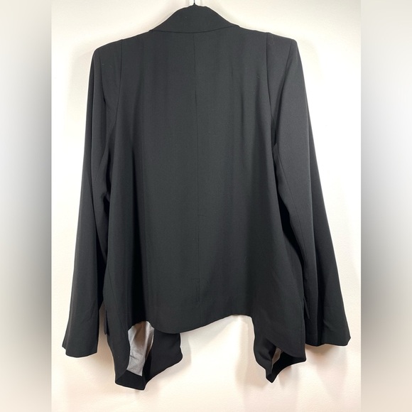 Cartonnier Women’s Black Single Breasted Open Front Blazer Size Large - Picture 9 of 9